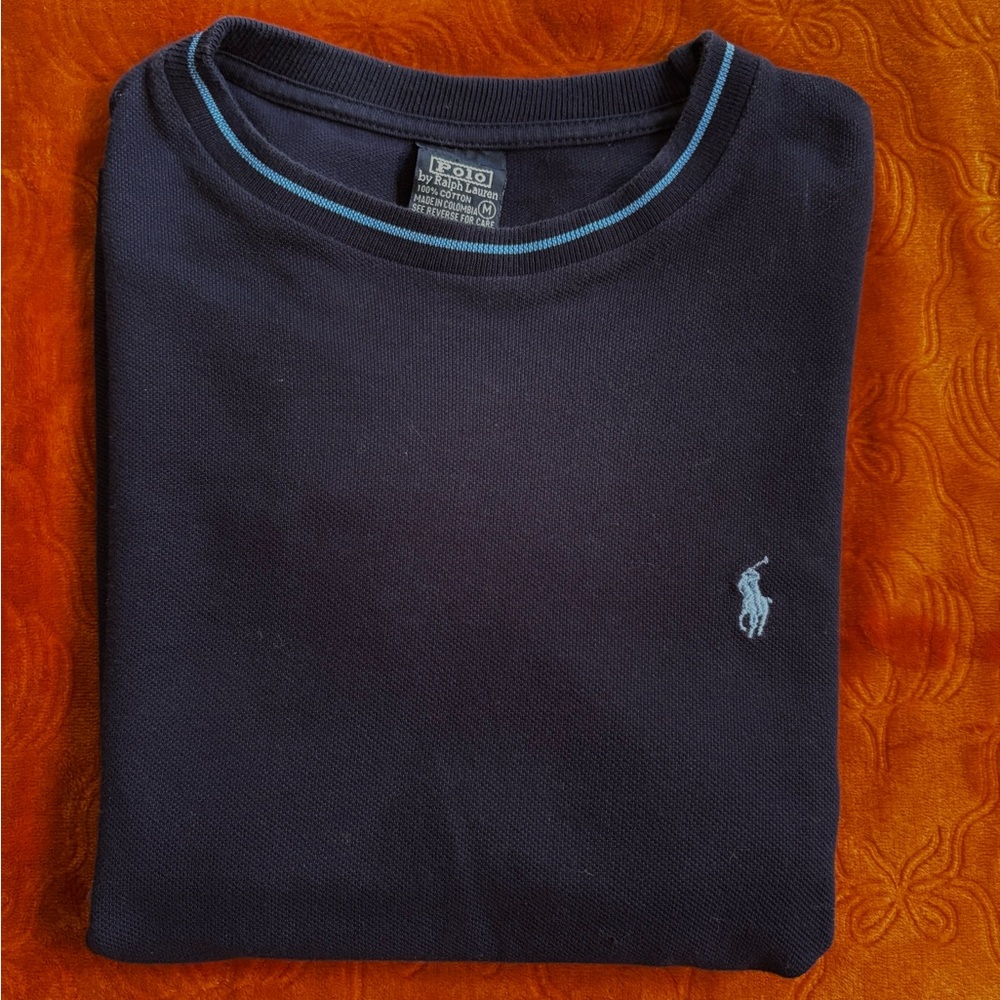 Ralph Lauren Men's Dark Blue Crewneck Shirt